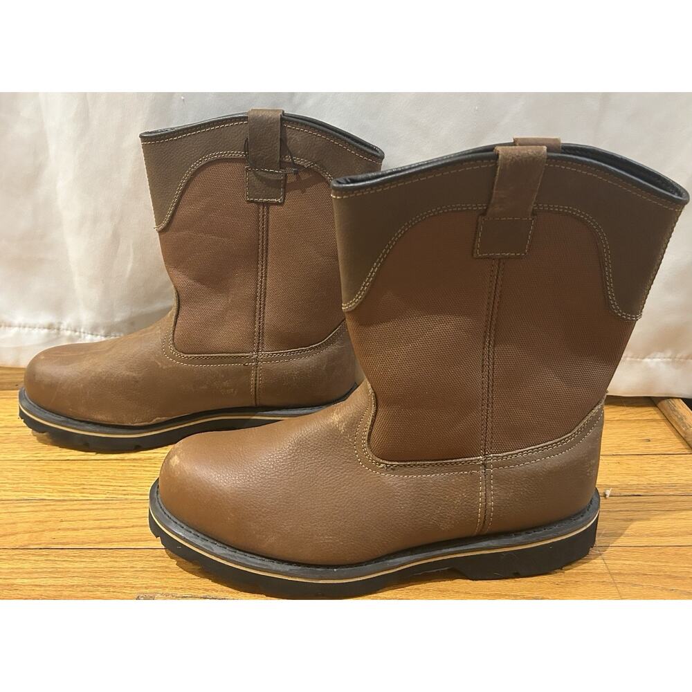 Brahma Brown Leather Men's Boots Size 14W - Picture 4 of 10